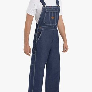 Men's Red Kap Blue Denim Bib Overalls